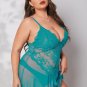 Plus Size Moonlight Goddess Babydoll Set