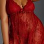 Plus Size Sheer Temptations Babydoll Set