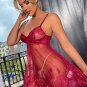 Evening Romance Lace and Mesh Babydoll Set