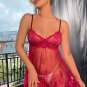 Evening Romance Lace and Mesh Babydoll Set