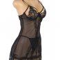 Plus Size Flirty Black Babydoll Set
