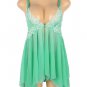 Plus Size Sheer Perfection Babydoll Set