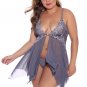 Plus Size Lock Eyes Babydoll Set