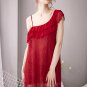 One Shoulder Ruffle Chemise