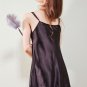 Satin Black Babydoll and Robe Set
