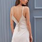 Lace Overlay Satin Chemise