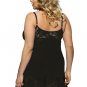 Plus Size Soft Lace Babydoll with G-string