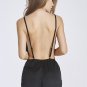 Sexy Plunging Lace Backless Romper