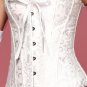 One Set- Ivory White Floral Bridal Corset Bustier with Tutu Skirt
