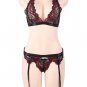 Sexy Red Lace Bra Set