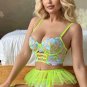 Romantic Embroidered Floral Bra Set