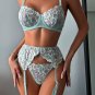 Blooming Lovers Garter 3 Piece Set