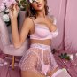 Making Up Stories Sheer Dot 3 Piece Set