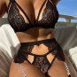 Time For Me Lace 3 Piece Garter Set