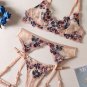Blooming Lovers Garter 3 Piece Set