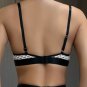 Midnight Beauty Bra and Garter Set