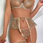 Chain & Lace Bra Set