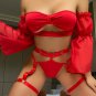 Can't Get My Mind Off You Ruffle Bra Set