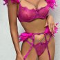 Lashes for Lace Garter Set