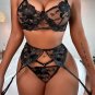 Romantic Nights Lace 3 Piece Garter Set