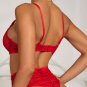Sexy Lingerie Set Include: Bra + Garter Belt + Panties