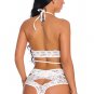 Charlena Criss-Cross Lace Bra Set