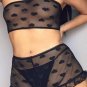 Heart Beat Sheer Lace Bralette Set