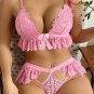 Satisfying Scallop Lace Bra Set