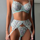 Blooming Lovers Garter 3 Piece Set