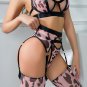 In Your Wildest Fantasy 4 Piece Garter Set