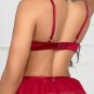 A Gift For You Satin Bow Bra And Panty Set