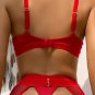 Body Talk Lace 3 Piece Garter Set