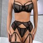 Grand Fantasy Mesh Garter 3 Piece Set