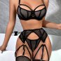 Grand Fantasy Mesh Garter 3 Piece Set