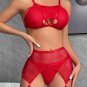 Grand Fantasy Mesh Garter 3 Piece Set