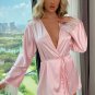 Lip Locked Satin Robe
