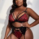 Plus Size Luscious Leopard Bra Set