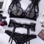 Strappy Racerback Lace Bra Set