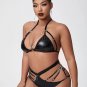 Plus Size Wishing For Me Wet Look Bra Set