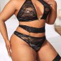 Plus Size Back Talk Bra Set