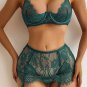 Eyelash Garter Bra Set