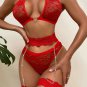Hearts Ablaze Lace Bra Set