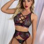 Beverly Sheer Roses Lace Bra Set