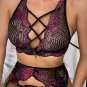 Beverly Sheer Roses Lace Bra Set
