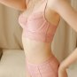 Lace Me Longline Bra Set