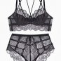 Lace Me Longline Bra Set