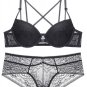 Front Closure Lace Racerback Bra Set