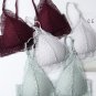 Sexy Floral Lace Front Closure Push Up Bra Set
