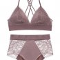 Elegance Lace Racerback Bra set