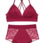 Elegance Lace Racerback Bra set